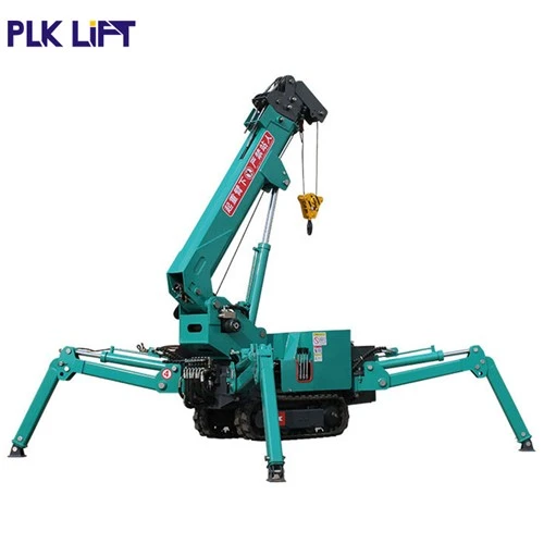 Chine 3t 5t 8t 10t 12t palan de construction de grue araignée hydraulique
