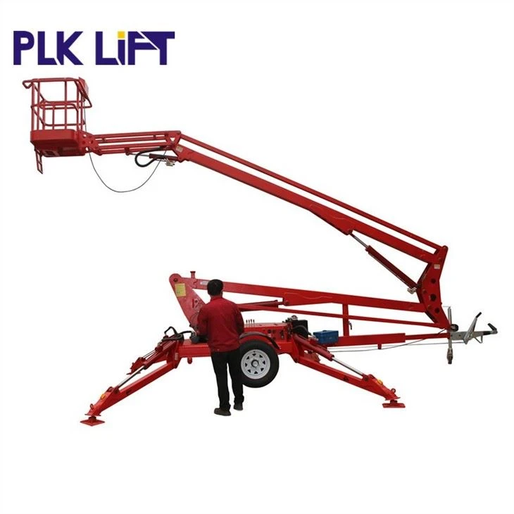 10m To 20m Towable Trailer Boom Lift